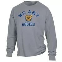 NC A&T Aggies NCAA North Carolina Garment Dyed Long Sleeve T-Shirt