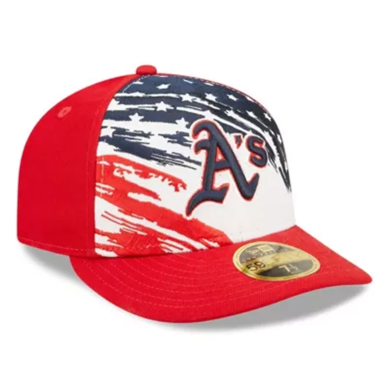 Oakland Athletics MLB 2022 4th of July Low 59FIFTY Fitted Hat