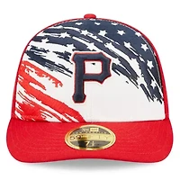 MLB Pittsburgh Pirates 2022 4th of July Low 59FIFTY Fitted Hat