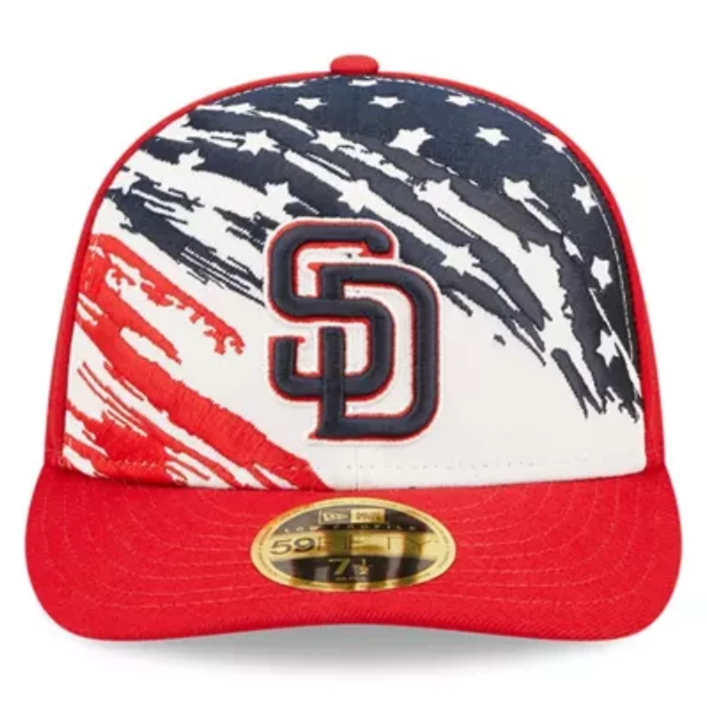 MLB San Diego Padres 2022 4th of July Low 59FIFTY Fitted Hat