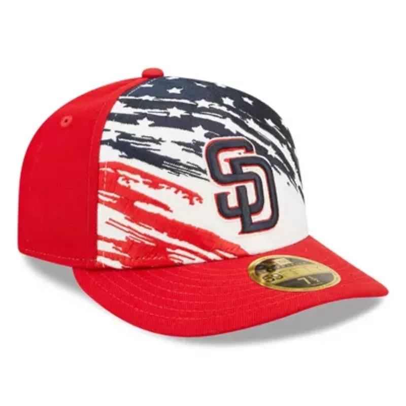 MLB San Diego Padres 2022 4th of July Low 59FIFTY Fitted Hat