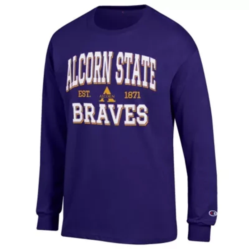 NCAA Alcorn State Braves Jersey Est. Date Long Sleeve T-Shirt