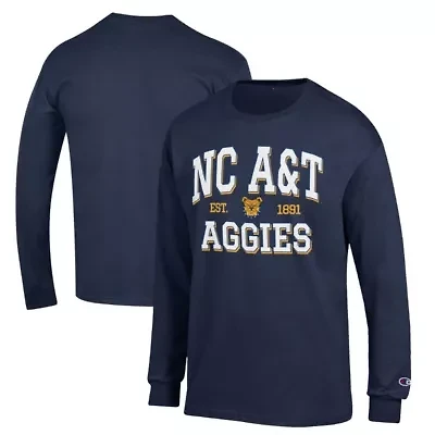 NC A&T Aggies NCAA North Carolina Jersey Est. Date Long Sleeve T-Shirt