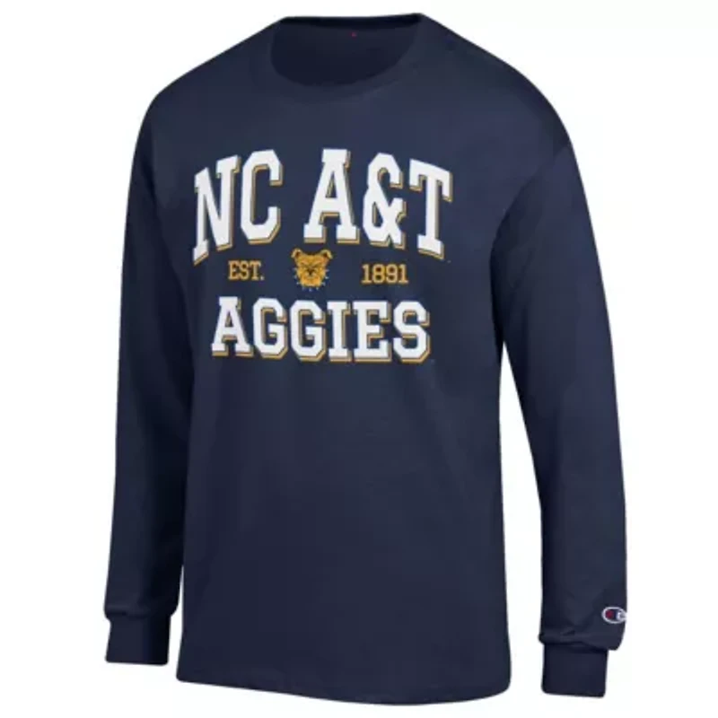 NC A&T Aggies NCAA North Carolina Jersey Est. Date Long Sleeve T-Shirt