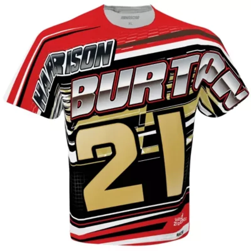 NASCAR Checkered Flag Harrison Burton Sublimated Speedster T-Shirt