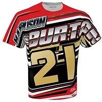NASCAR Checkered Flag Harrison Burton Sublimated Speedster T-Shirt