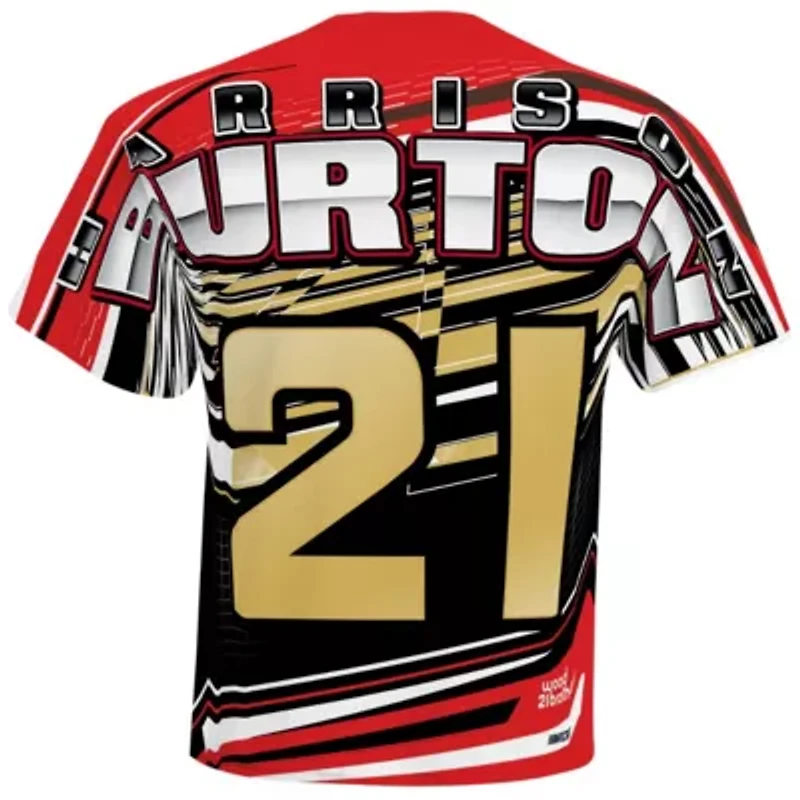 NASCAR Checkered Flag Harrison Burton Sublimated Speedster T-Shirt