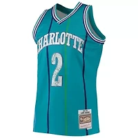 NBA Larry Johnson Charlotte Hornets 1996/97 Hardwood Classics 75th Anniversary Diamond Swingman Jersey