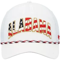 Alabama Crimson Tide NCAA Alabama Tide Stars and Stripes Flag Flutter Hitch Snapback Hat