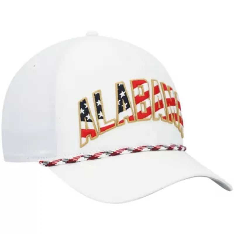 Alabama Crimson Tide NCAA Alabama Tide Stars and Stripes Flag Flutter Hitch Snapback Hat