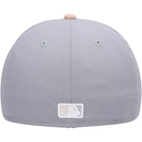 Oakland Athletics MLB Gray/Peach 1987 All-Star Game Undervisor 59FIFTY Fitted Hat