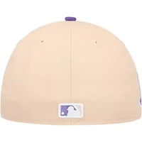 MLB Peach/Purple New York Yankees Subway Series Side Patch 59FIFTY Fitted Hat