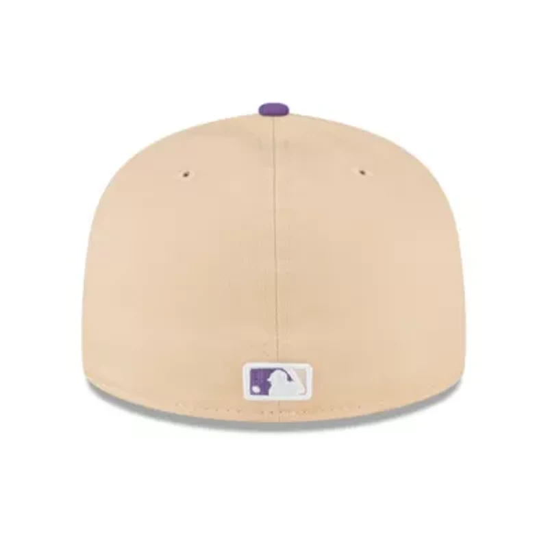 MLB Peach/Purple Los Angeles Dodgers 1988 World Series Side Patch 59FIFTY Fitted Hat