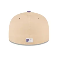 MLB Peach/Purple Los Angeles Dodgers 1988 World Series Side Patch 59FIFTY Fitted Hat