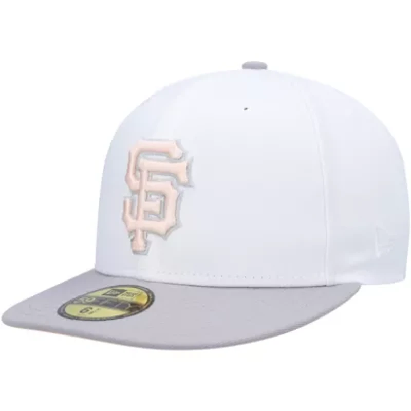 MLB White/Gray San Francisco Giants 2002 World Series Side Patch Undervisor 59FIFTY Fitted Hat