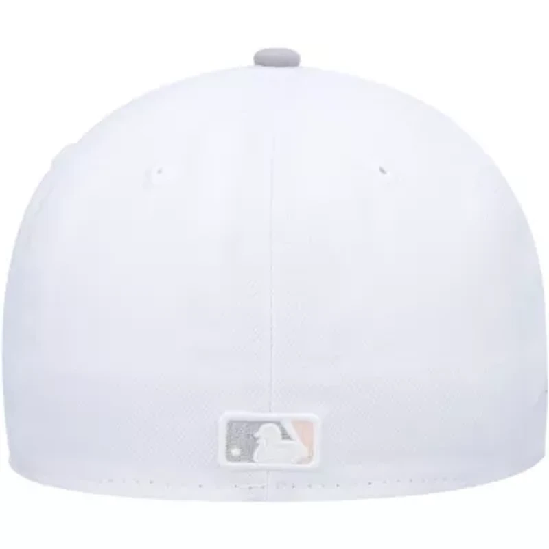 MLB White/Gray San Francisco Giants 2002 World Series Side Patch Undervisor 59FIFTY Fitted Hat
