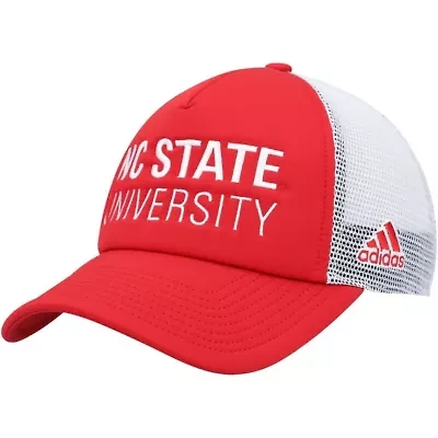 NCAA Red/White NC State Wolfpack Foam Trucker Snapback Hat