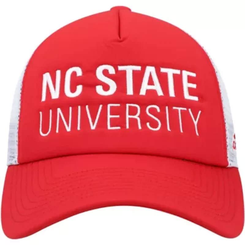 NCAA Red/White NC State Wolfpack Foam Trucker Snapback Hat