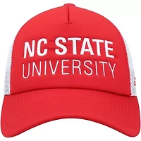 NCAA Red/White NC State Wolfpack Foam Trucker Snapback Hat