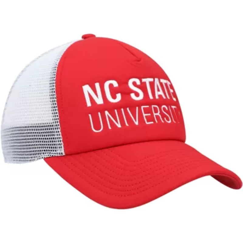 NCAA Red/White NC State Wolfpack Foam Trucker Snapback Hat