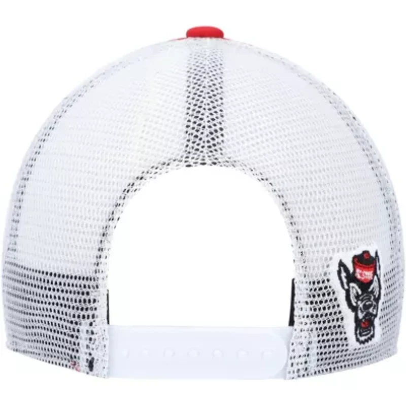 NCAA Red/White NC State Wolfpack Foam Trucker Snapback Hat