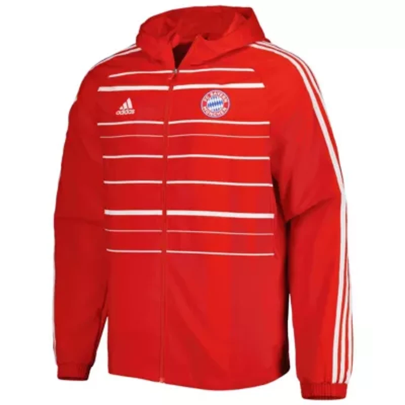 Bundesliga Bayern Munich DNA Raglan Full-Zip Hoodie Windbreaker Jacket