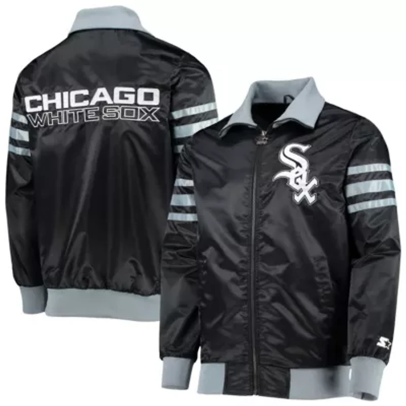 Chicago White Sox MLB Chicago Sox The Captain II Full-Zip Varsity Jacket