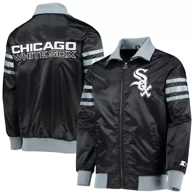Chicago White Sox MLB Chicago Sox The Captain II Full-Zip Varsity Jacket