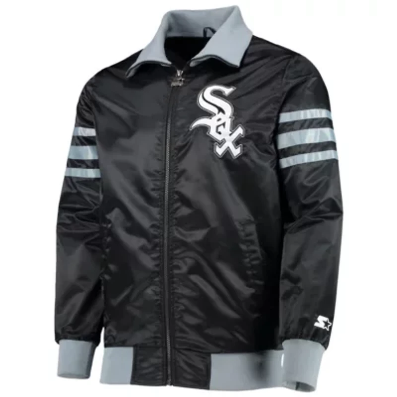 Chicago White Sox MLB Chicago Sox The Captain II Full-Zip Varsity Jacket