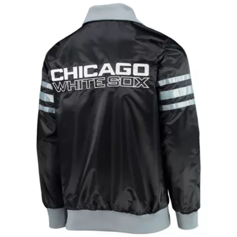Chicago White Sox MLB Chicago Sox The Captain II Full-Zip Varsity Jacket