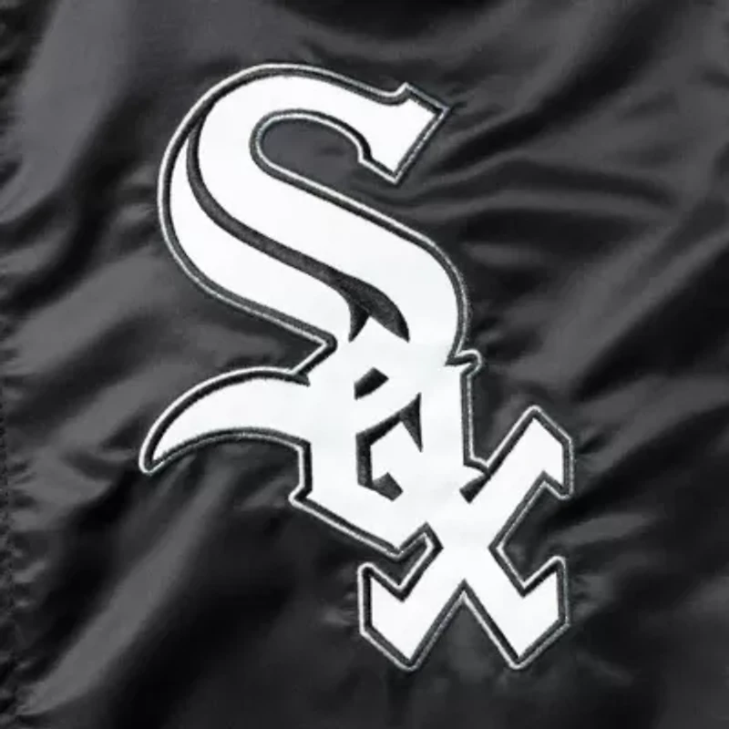Chicago White Sox MLB Chicago Sox The Captain II Full-Zip Varsity Jacket
