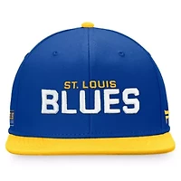 NHL Fanatics Blue/Gold St. Louis Blues Iconic Color Blocked Snapback Hat