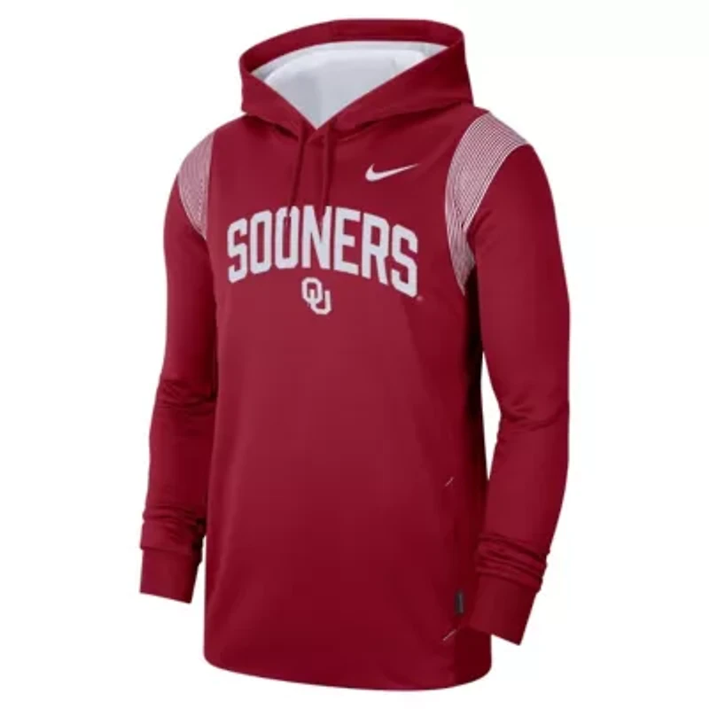 NCAA Nike Oklahoma Sooners 2022 Game Day Sideline Performance Pullover Hoodie