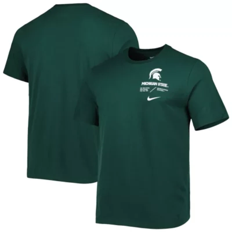 NCAA Nike Michigan State Spartans Team Practice Performance T-Shirt