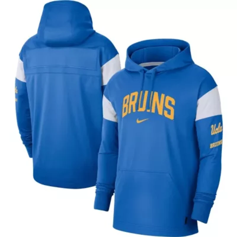 NCAA Nike UCLA Bruins Jersey Performance Pullover Hoodie