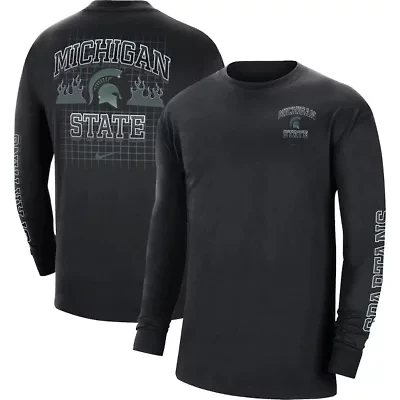 NCAA Nike Michigan State Spartans Tour Max 90 Long Sleeve T-Shirt