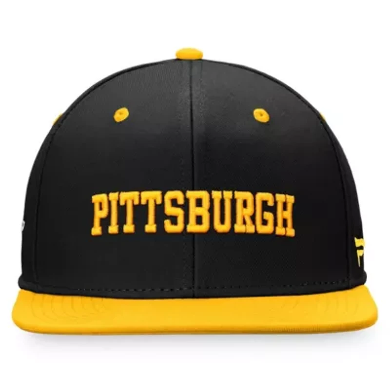NHL Fanatics Black/Gold Pittsburgh Penguins City Two-Tone Snapback Hat