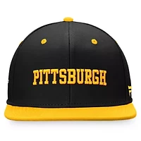 NHL Fanatics Black/Gold Pittsburgh Penguins City Two-Tone Snapback Hat