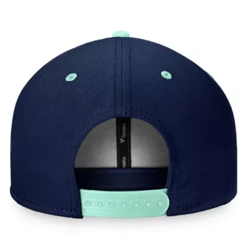NHL Fanatics Deep Sea Blue/Light Seattle Kraken City Two-Tone Snapback Hat