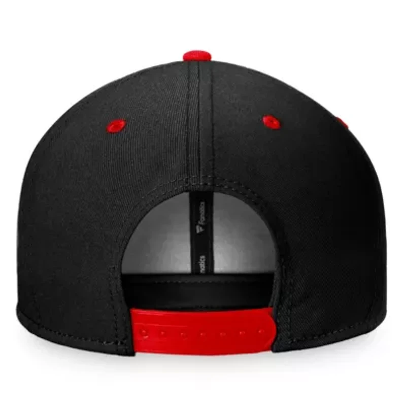 NHL Fanatics Black/Red Chicago Blackhawks Retro Two-Tone Snapback Hat