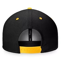 NHL Fanatics Black/Gold Retro Two-Tone Snapback Hat