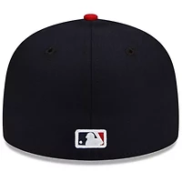 MLB Navy/Red Cleveland Guardians Authentic Collection On-Field 59FIFTY Fitted Hat