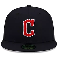 MLB Cleveland Guardians Road Authentic Collection On-Field 59FIFTY Fitted Hat