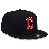 MLB Cleveland Guardians Road Authentic Collection On-Field 59FIFTY Fitted Hat