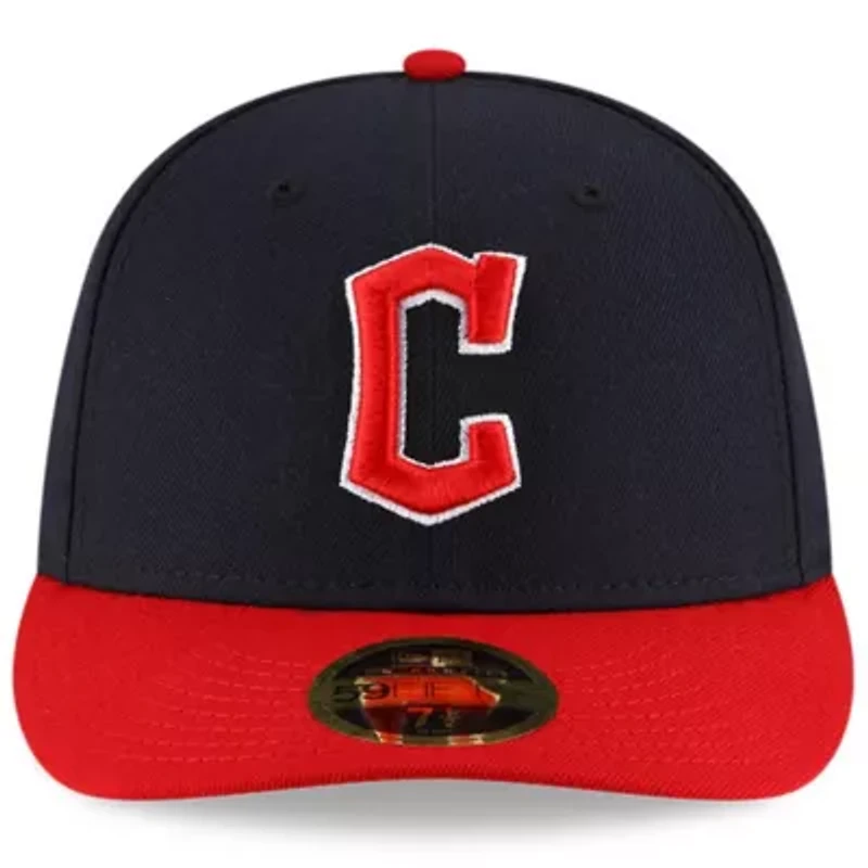 MLB Navy/Red Cleveland Guardians Authentic Collection On-Field Home Low 59FIFTY Fitted Hat