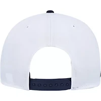 NCAA White/Navy West Virginia Mountaineers Two-Tone Mascot 9FIFTY Snapback Hat