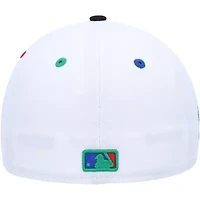 MLB White/Black Los Angeles Dodgers 60th Anniversary Primary Eye 59FIFTY Fitted Hat