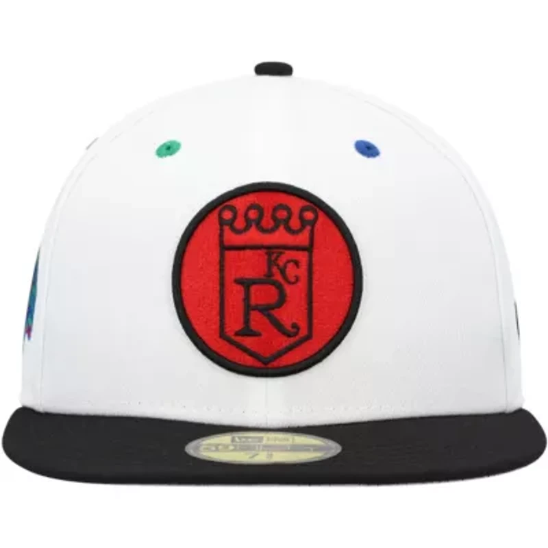 MLB White/Black Kansas City Royals Primary Eye 59FIFTY Fitted Hat