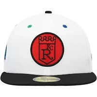 MLB White/Black Kansas City Royals Primary Eye 59FIFTY Fitted Hat