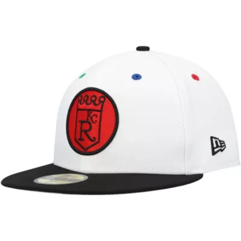 MLB White/Black Kansas City Royals Primary Eye 59FIFTY Fitted Hat